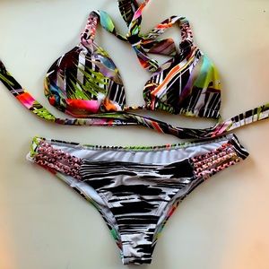 Volcom tropical swimsuit